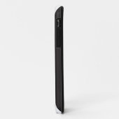 ユベントスストライプトリノ選手サッカークラブイタリアブラック Case-Mate iPhoneケース (裏面/左)