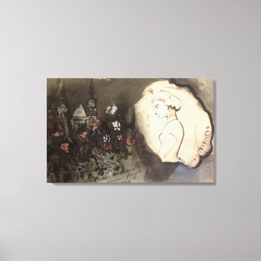 ユベントス骨折， 1864 キャンバスプリント (正面)