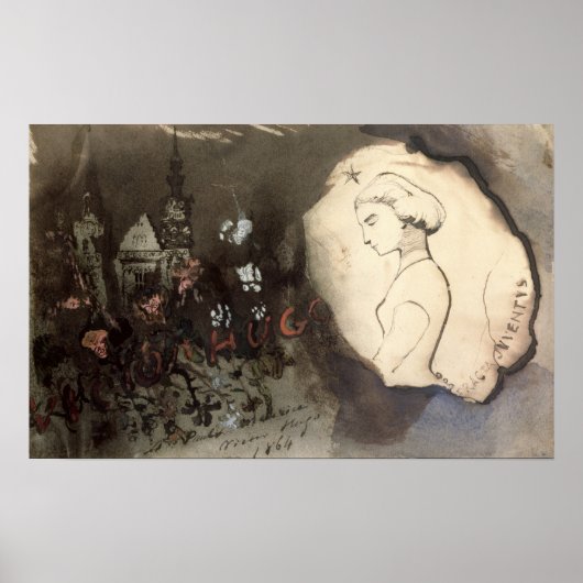 ユベントス骨折， 1864 ポスター (正面)