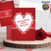 ユミのある夫へのバレンタインデーカード カード