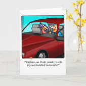 ユミのある記念日ユーモアカード 彼へ カード (黄色い花)