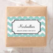 ユミーシェブロンカスタムブルーのキャンディビュッフェ瓶バルク ラベル (インサイチュ)