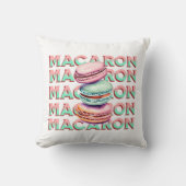 ユミーパステルマカロンクッキーとヴィンテージVibe クッション (正面)