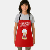 ユミーホリデーズバイシェフ名前をカスタムするガールベーキング エプロン (インサイチュ)