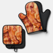 ユムベーコンブレックファースト4ピート 鍋つかみ&鍋敷きセット (正面/裏面)
