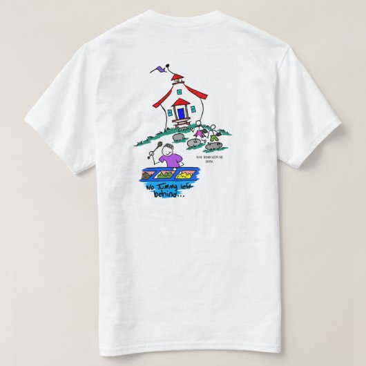 ユム・ユム食べ-3 Tシャツ (デザイン裏面)