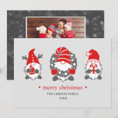 ユメカワイイ ノーム | グレイ クリスマス ホリデー フォト (正面/裏面)