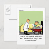ユモアあふれる医療/医師のユーモアポストカード ポストカード (正面/裏面)