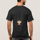 ユモアあふれる土木エンジニア用Tシャツ Tシャツ (裏面)