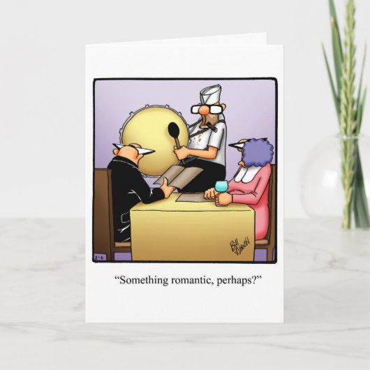 ユモアあふれる記念日グリーティングカード カード (正面)