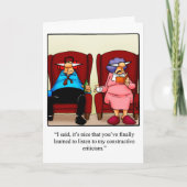 ユモアあふれる記念日グリーティングカード カード (正面)