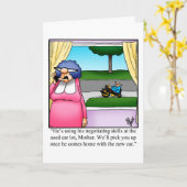 ユモアあふれる記念日グリーティングカード カード (黄色い花)