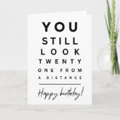 ユモアあふれる誕生日カード、ベストフレンドの誕生日カード カード (正面)