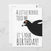 ユモアたっぷりのオーストラリアのカササギのポストカード ポストカード (正面/裏面)