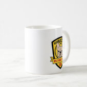 ユモアたっぷりのフレンチブルドッグセキュリティシステム判定犬 ママへ コーヒーマグカップ (正面右)