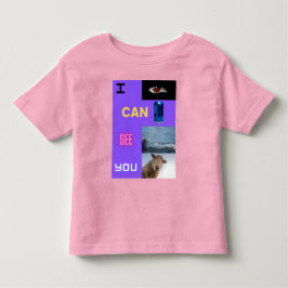 ユモアたっぷり かわいい誕生日画像メッセージ トドラーTシャツ