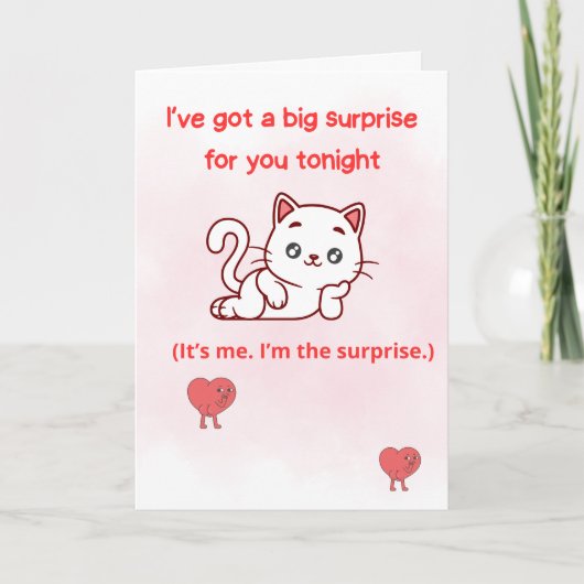 ユモアとキュートなバレンタインデーのグリーティングカードが登場 カード (正面)