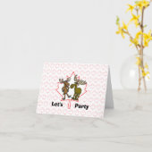 ユモアなムースのカナダデーカード カード (黄色い花)