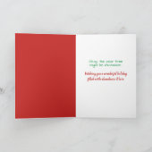 ユモアな歌う猫 - クリスマスの12日 シーズンカード (内部)