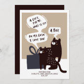 ユモアな猫のギフト（様々な場面で活躍） ユモア シーズンカード (正面/裏面)