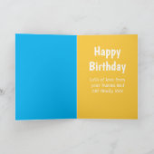 ユモアな猫ママ 誕生日 妻へ 夫から カード (内部)