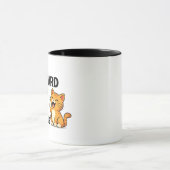 ユモアな猫好きコーヒーマグ - 私は猫のために頑張っている マグカップ (中央)