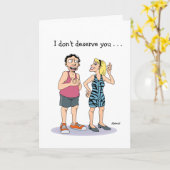 ユモアな記念日 カード (黄色い花)