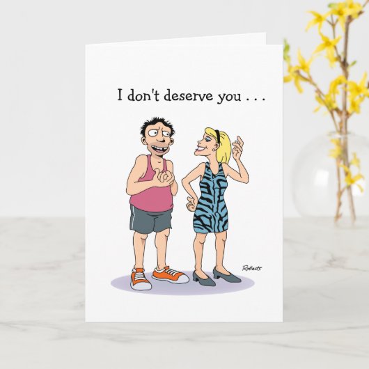 ユモアな記念日 カード (黄色い花)