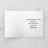 ユモアな離婚 ギャグ グリーティングカード 彼女へ (内部)