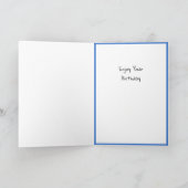 ユモアな55歳誕生日ネコカード カード (内部)