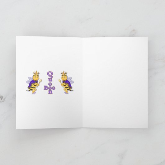 ユモアの女王蜂 カード (内部)