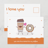 ユモアオレンジイラストラブ ポストカード (正面/裏面)