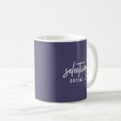 ユモア名言スクリプトタイポグラフィ コーヒーマグカップ (正面右)