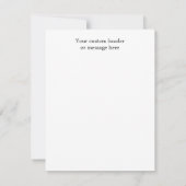 ユモア満点のバレンタインの別れ 離婚 カスタマイズギフト ノートカード (裏面)