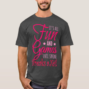 ユモア満点 ネイルアーティスト サロン ユーモアTシャツ Tシャツ