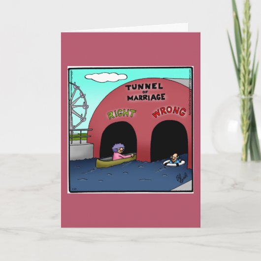 ユモア満載の記念日カード "スペクティクルズ" カード (正面)