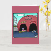 ユモア満載の記念日カード "Spectickles" カード (黄色い花)