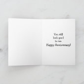 ユモア満載の記念日グリーティングカード ユーモア カード (内部)