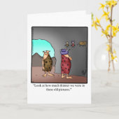 ユモア満載の記念日グリーティングカード ユーモア カード (黄色い花)