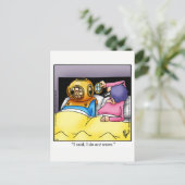 ユモア満載の面白い結婚記念日ハガキ ポストカード (スタンド正面)