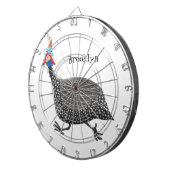ユモア溢れるキジ目の鳥のイラスト ダーツボード (正面右)