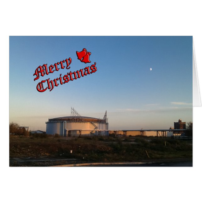 ユモア溢れるクリスマスカード (正面横)