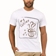 ユモア溢れるコーヒー愛好家向けの引用 ミニマリスト スケッチ Tシャツ