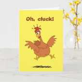 ユモア溢れるチーズの誕生日カード シニア向け カード (黄色い花)