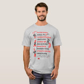 ユモア溢れるトリニダード人 文化 Tシャツ (正面フル)