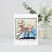 ユモア溢れる回復おめでとうカード ポストカード (スタンド正面)