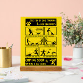 ユモア溢れる犬のしつけマニュアル アクリルサイン (ウェディング)