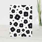 ユモア溢れる皮肉な牛 メリー ワテバレ'' カップル 牛 カード (裏面)