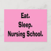 ユモア溢れる看護学生へのプレゼント ポストカード (正面)