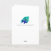 ユモア溢れる記念日ラブバースデーバレンタインデー カード (裏面)